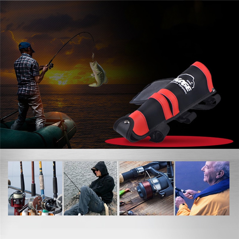 Multifunctional Fishing Rod Holder Bag Two Layers Fishing Thigh Durable Leg Mounted Rod Holder Leg Holster For Rock Fishing