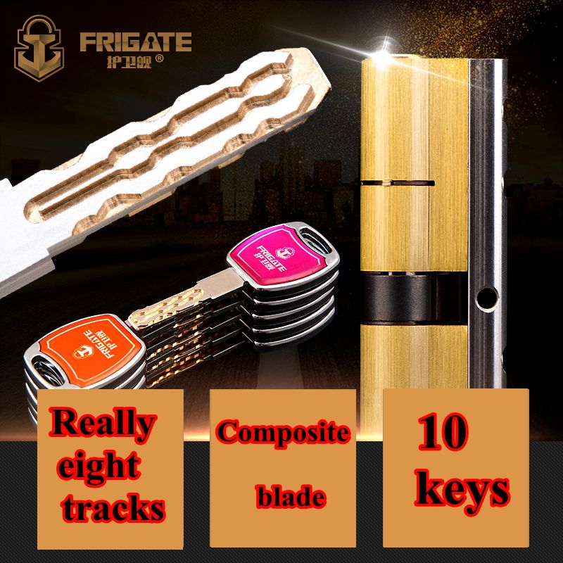 Die-cast housing lock cylinder copper lock cylinder lock door