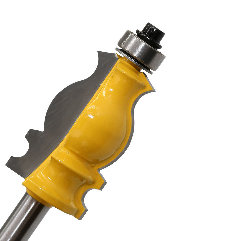 1PC 8mm Shank Architectural Cemented Carbide Molding Router Bit Trimming Wood Milling Cutter for Woodwork Cutter Power Tools