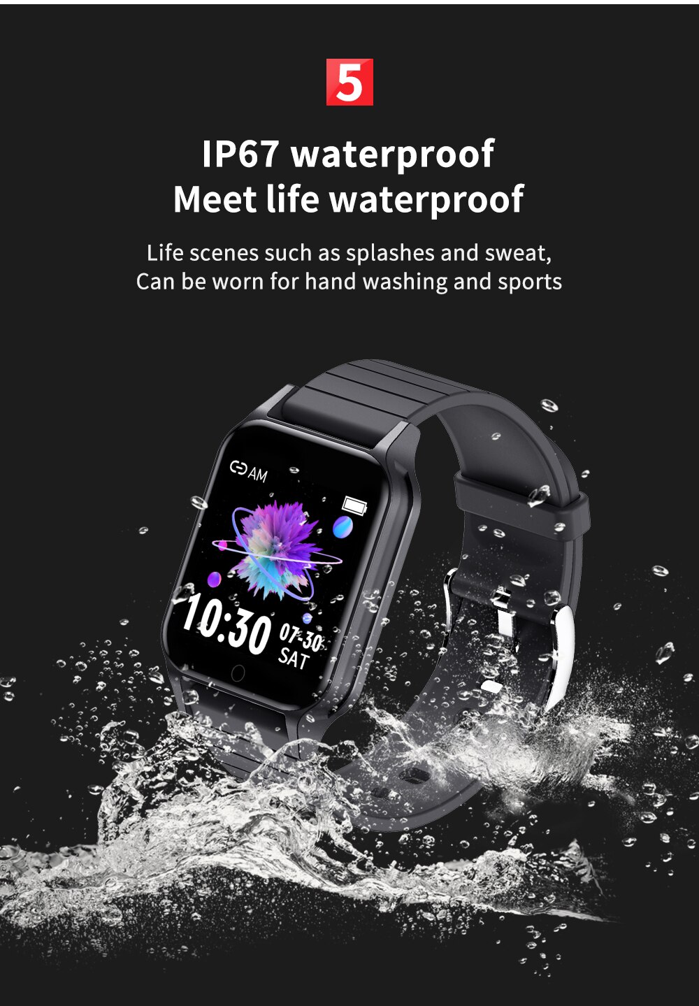 LEMFO T96 Smartwatch Körper Temperatur Überwachung IP67 Wasserdicht Herz Bewertung Fitness Clever Uhr Männer Frauen Für Andriod IOS