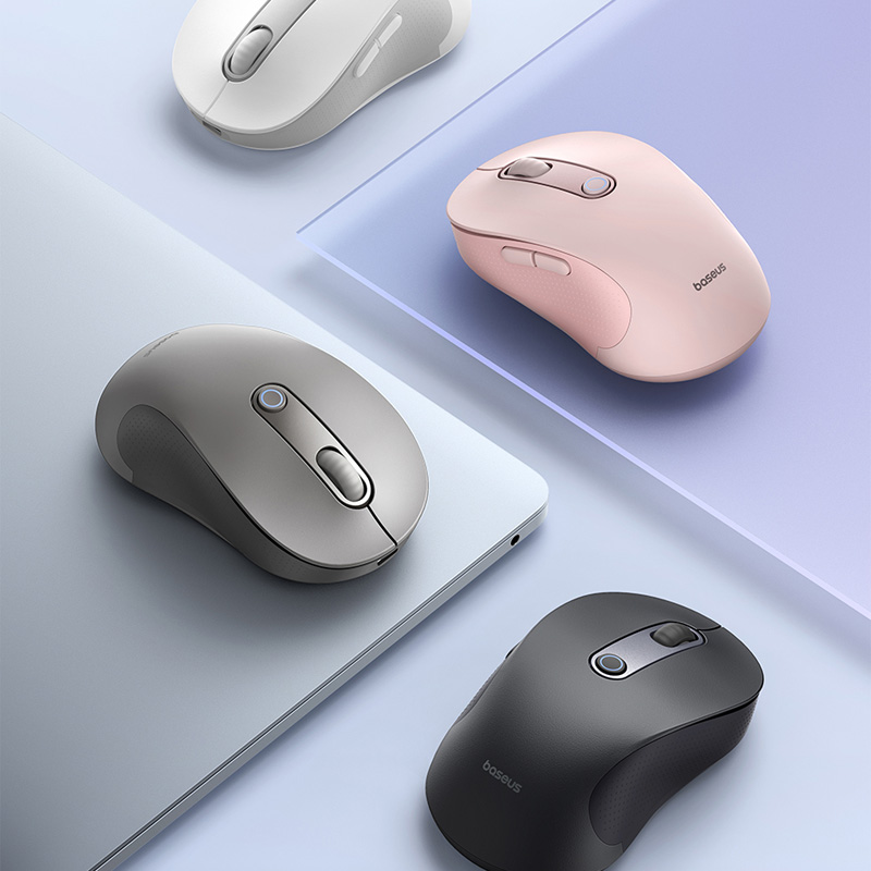 upgrade】Baseus oplaadbare draadloze muis Type-C Opladen Bluetooth 5.2 4000 DPI Computer Laptop Mute Muizen Ergonomische muis