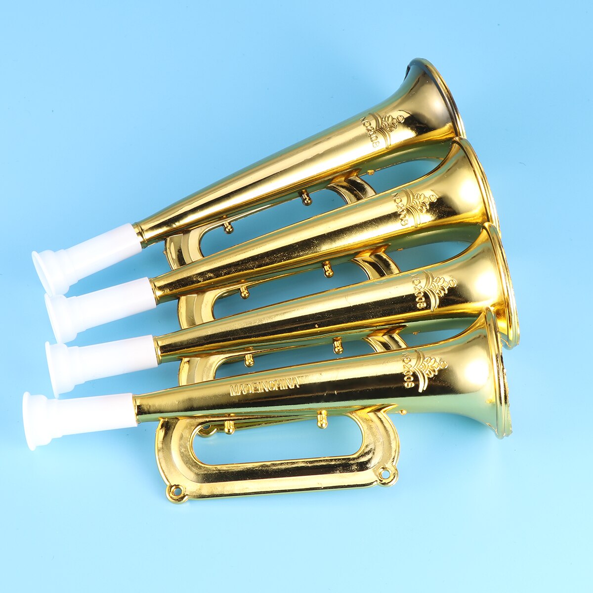 14pcs Plastic Trumpet Toys Musical Sounding Toys Cheering Props Party Favors Educational Supplies