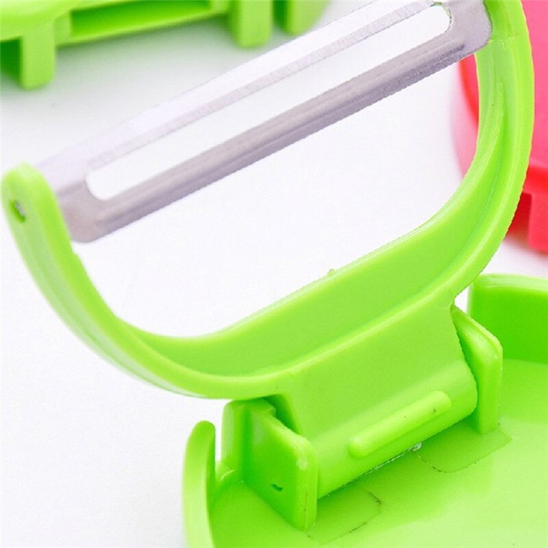 Práctico mini plegable pelador de frutas pelador parer pelador de frutas rallador rebanador de vegetales accesorios de cocina