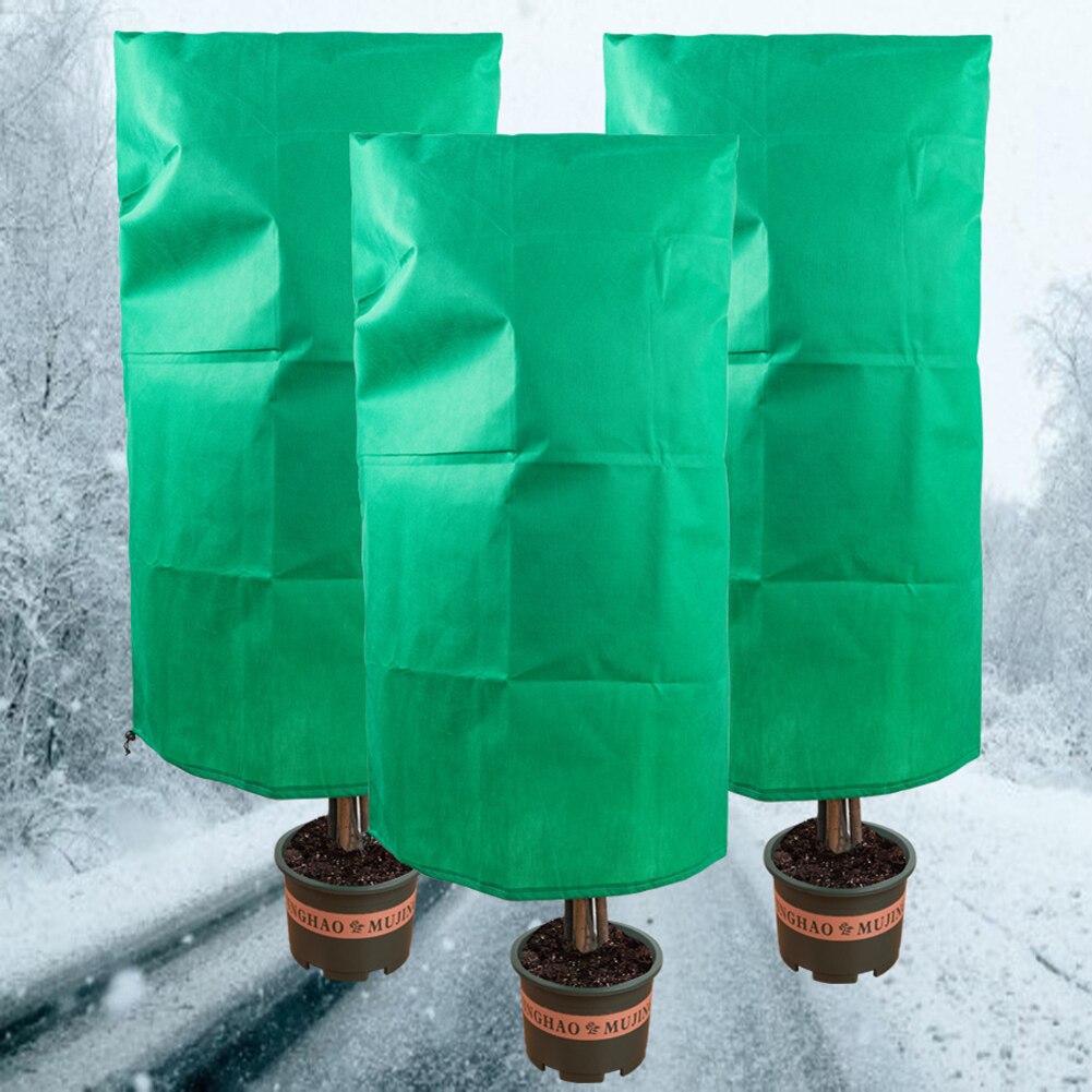 Warm Cover Tree Plant Protecting Bag Frost Protection Yard Garden Winter Plants Small Tree Against Cold Drawstring Plant Cover