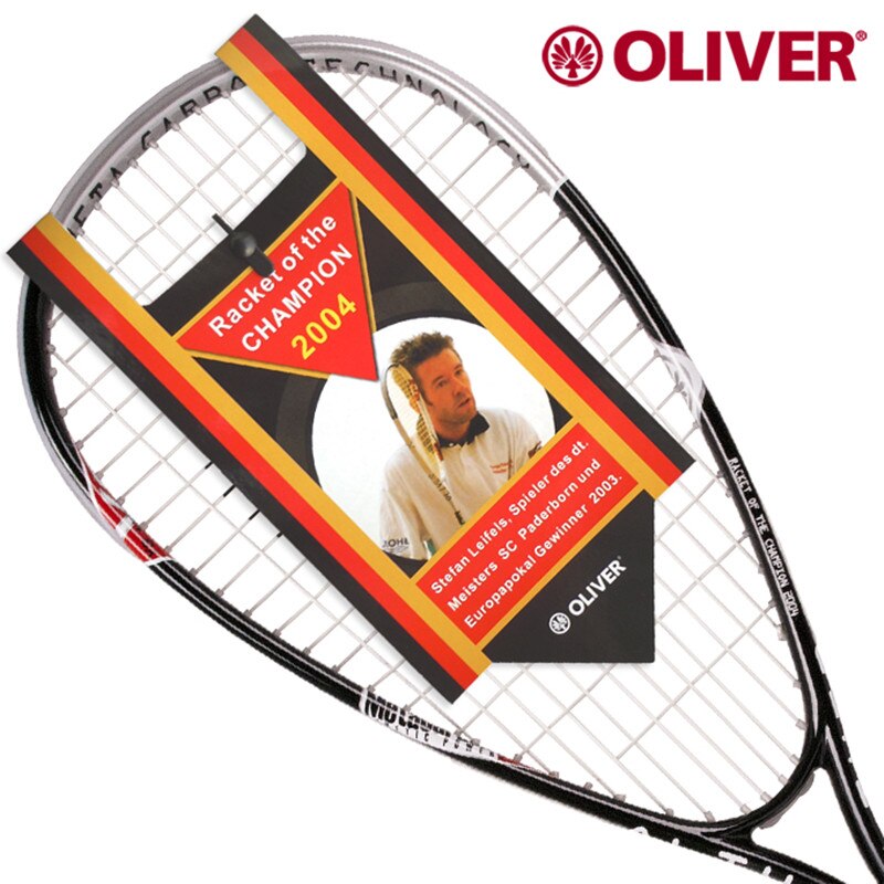 Professionele Vliegtuig Originele Squash Racket met Hoge Stijve Titanium Carbon Fibre Squash racket Met String en Tas