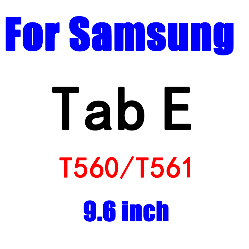 Tempered Glass For Samsung Galaxy Tab E 8.0 9.6 inch T560 T561 S3 9.7 inch S2 8.0 10.1 S 8.4 10.5 Tablet Screen Protector Flim: Tab E 9.6 inch