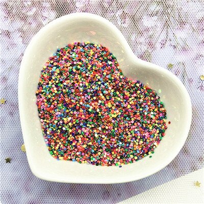 Multi taille 1mm 2mm cercle point forme Pvc Paillettes en vrac fête artisanat Nail Arts Sequin mariage décoration confettis 10g: mix gold / 1mm 6000pcs 10g