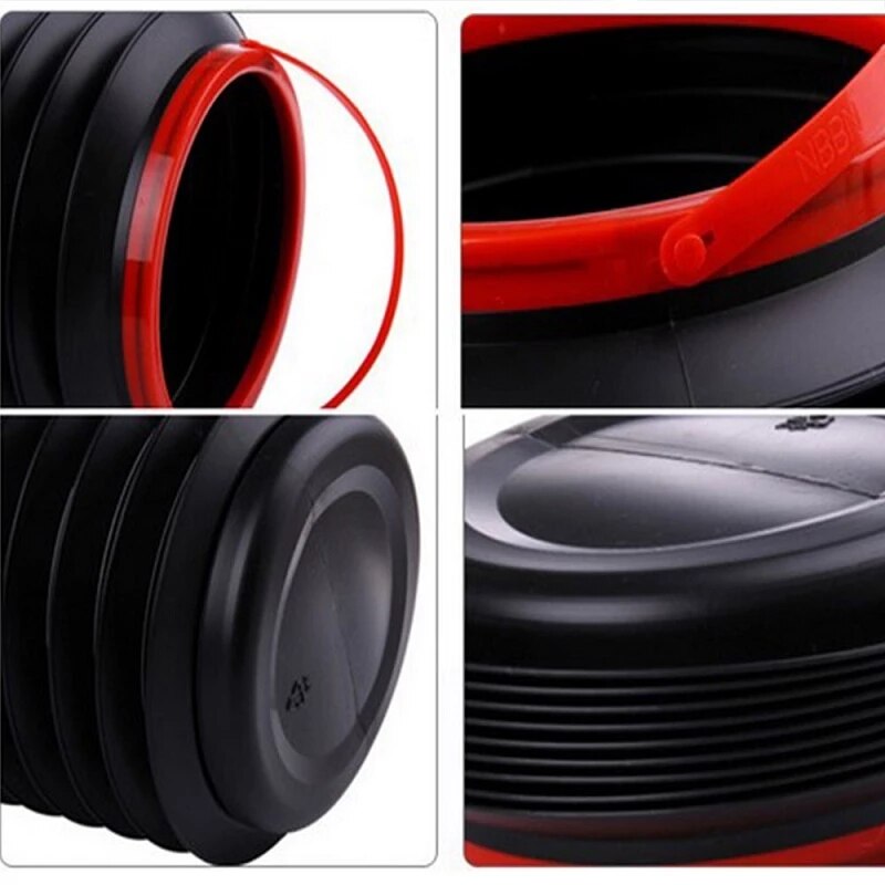 Portable Telescopic Water Bucket Plastic Folding Car Trash Bin Retractable Household Cleaning Container Outdoor Camping Supplies
