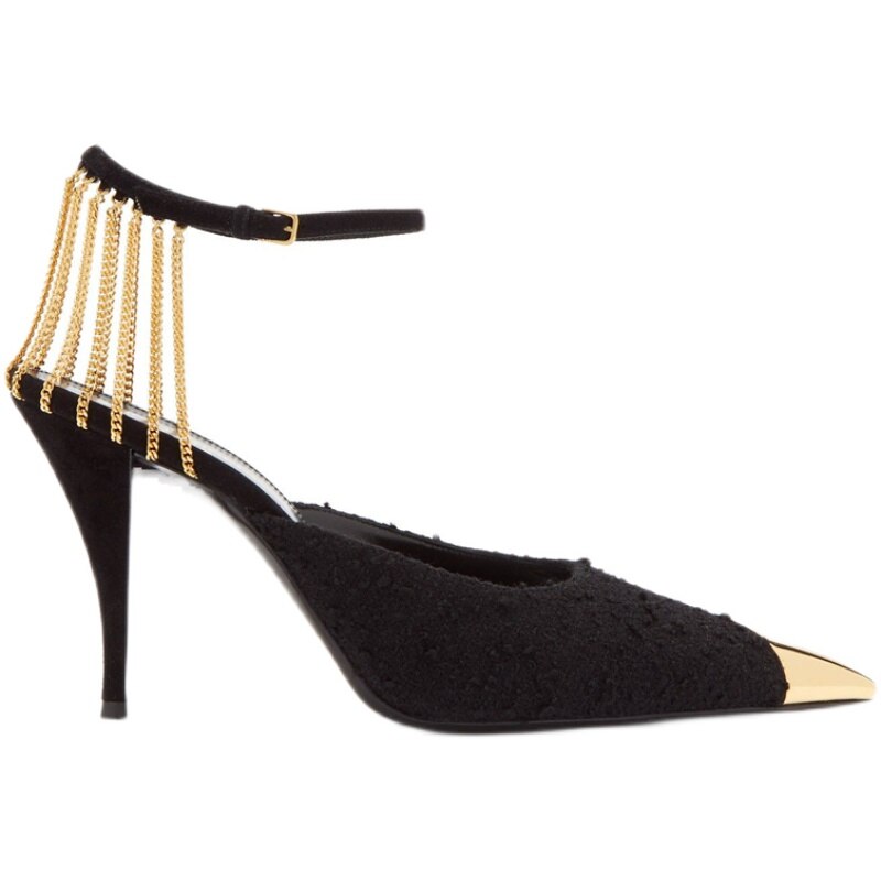 Décoration en chaîne à talons hauts pour femme, printemps 2022: 9 cm / 37