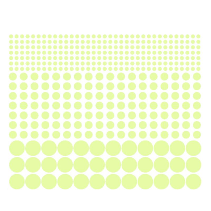 435 Pcs Tl Muurstickers Lichtgevende Sterren/Maan/Sterren/Dots Voor Kid 'S Kamer BX0D