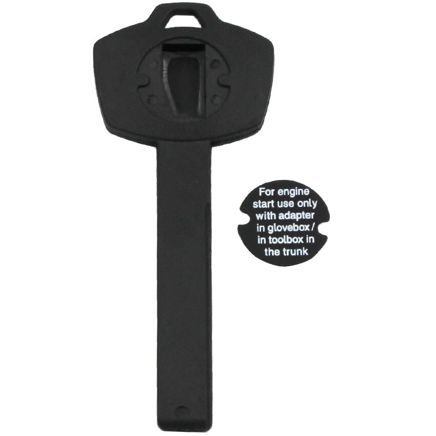 Emergency Wallet blank Car insert Key for BMW Valet Plastic Transponder blank uncut key