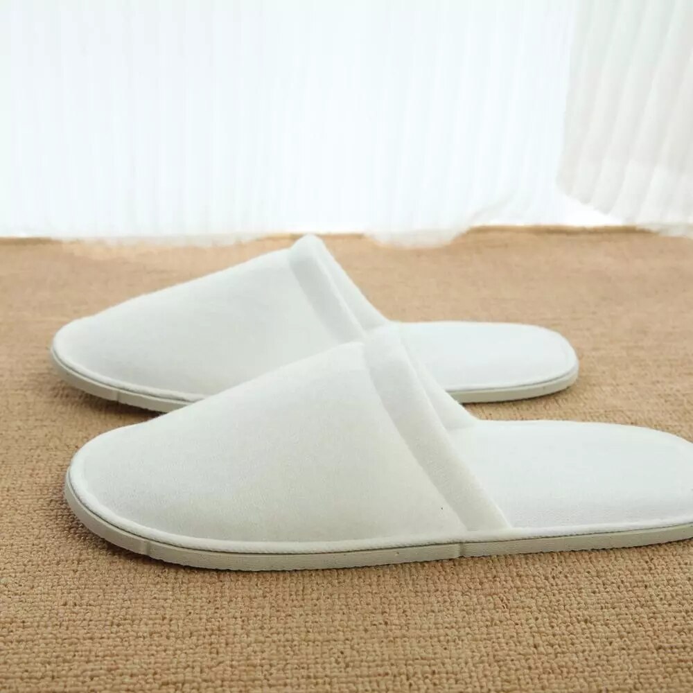5/10/20 Thuis Gast Indoor Slippers Paar Wegwerp Spa Hotel Slippers Open Teen Handdoek Indoor Wegwerp Slippers: 10