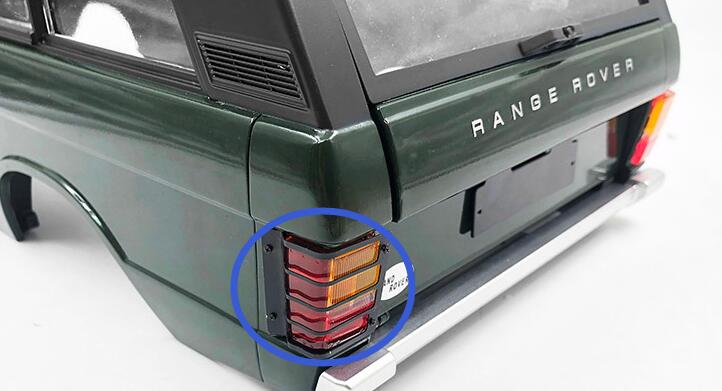 Wielen/grille/spiegel/bumper/voorbumper 1/10 schaal rc speelgoed vrachtwagen rover arrangement 4wd optionele onderdelen