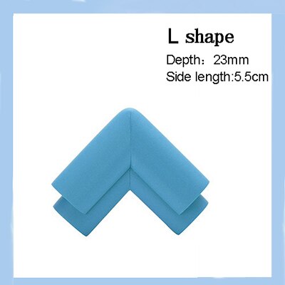 4 Teile/los Art Beweis Silikon Tisch Schreibtisch Ecke Rand Winkel Abdeckung Sicher Wachen Baby Schutz Sicherheit Schutz Von freundlicher freundlicher: Blau L Form