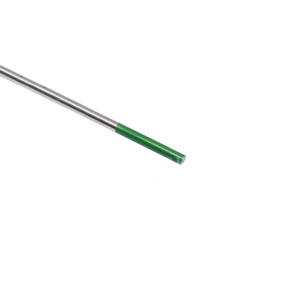 10pcs TIG Welding Pure Tungsten Electrode Green Tip 1.6x150mm Metalworking Tools