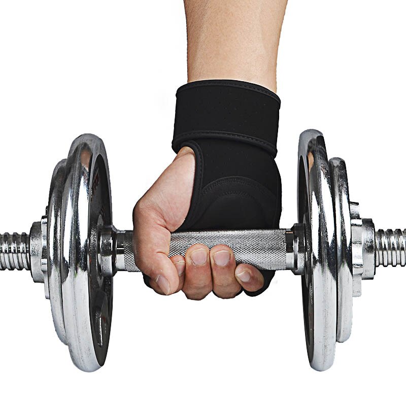 1 paire Gym Fitness gants musculation hommes Fitness sport musculation Silicone anti-dérapant paume soutien protecteur gants