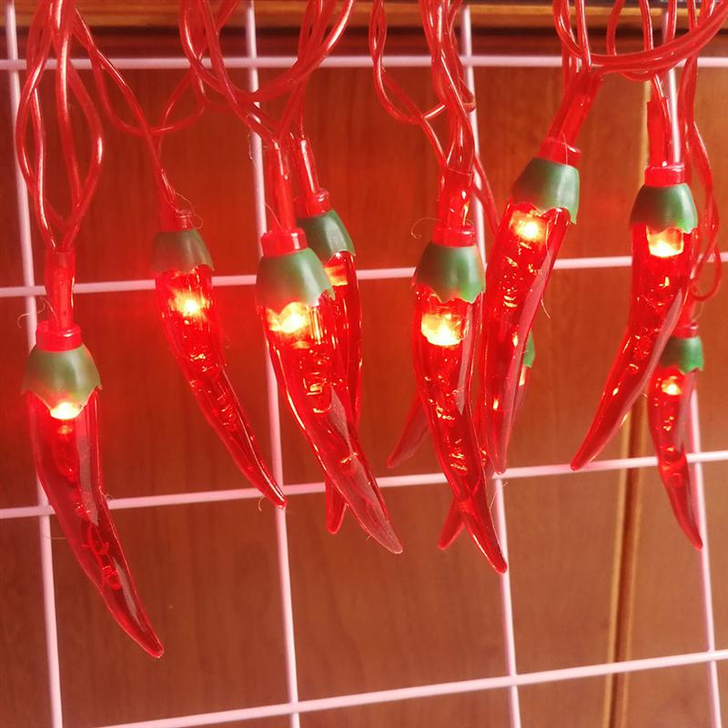 3m 20 led chili string lys udendørs belysning julefestival string lampe