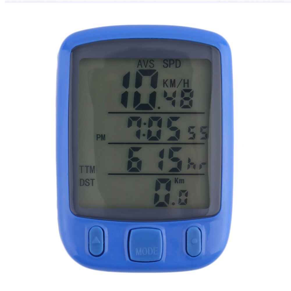 SunDing SD 563B Multifunction Bicycle Computer Waterproof Cycling Odometer Riding Speedometer With LCD Display Bike Accessories