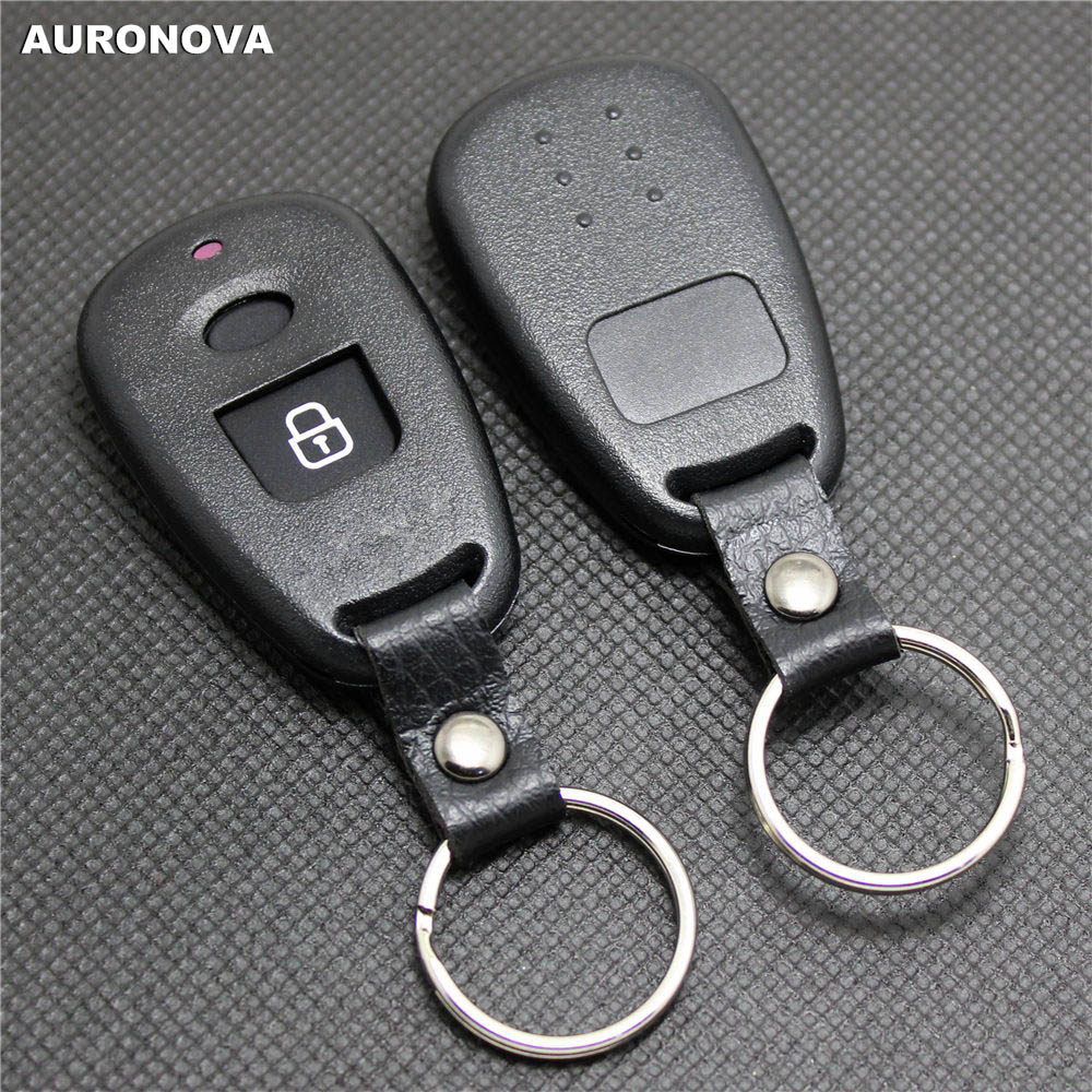 AURONOVA for Hyundai Terracan Santafe Elantra Remote Key Case Before 2004 Replace 2 Buttons Car Remote Shell Cover With Buttons