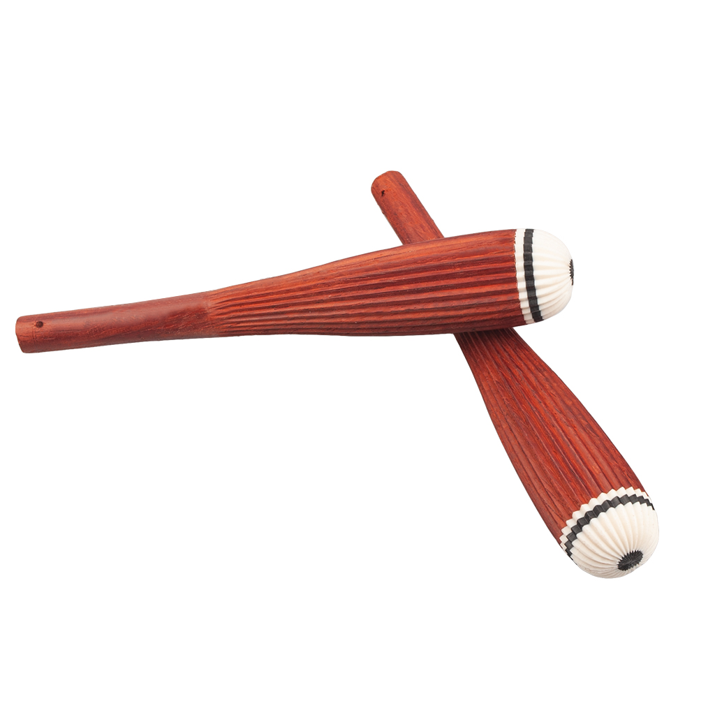 Naomi 2 Pieces Erhu Shaft Chinese Erhu Red Solid Wood Shaft Replacement Parts For Erhu Lovers Erhu DIY Parts Set