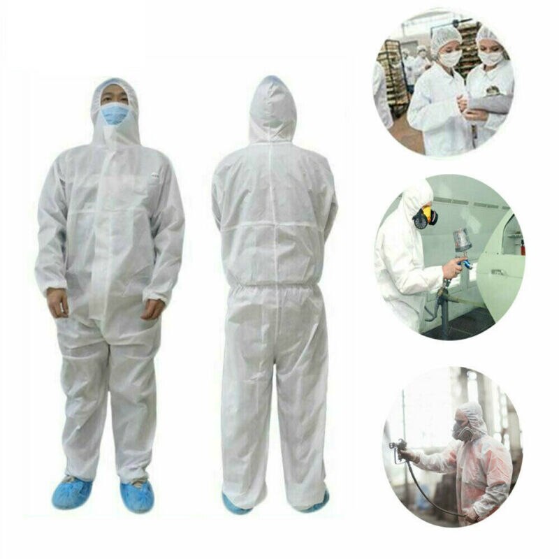 Disposable Washable Hazmat Suit Anti-proof Protection Clothing Safety Coverall