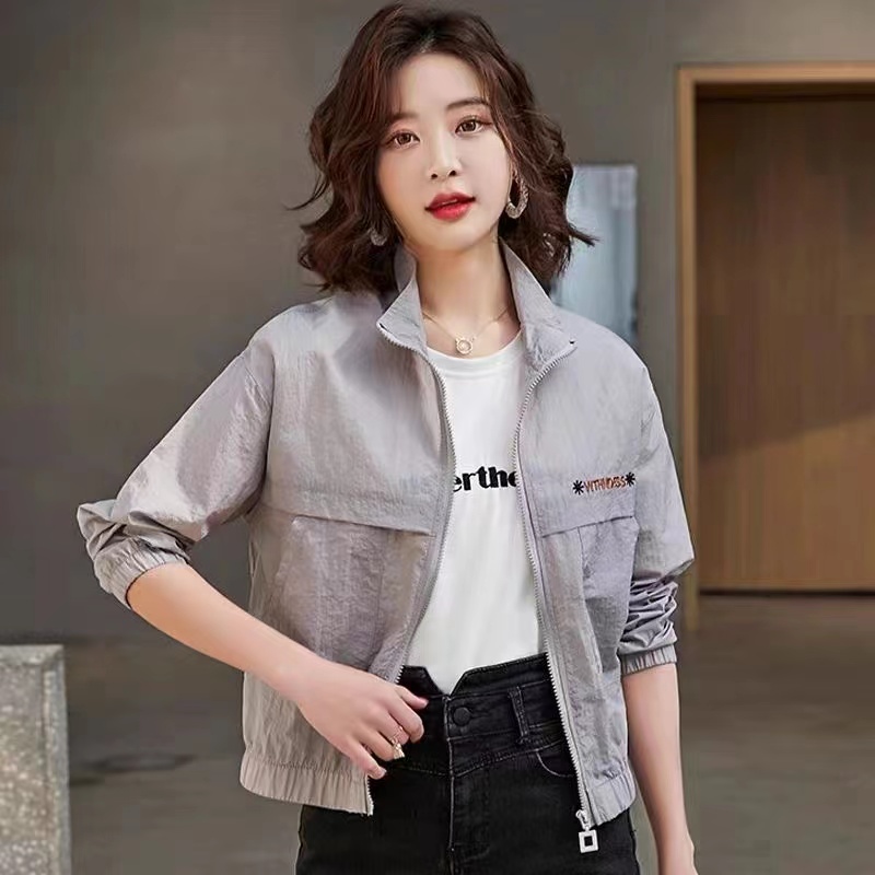 Sunscreen Coat Women's Summer Outerwear Breathable Joker UV Protection Sun-Protective Clothing Jacket Thin Female Tops