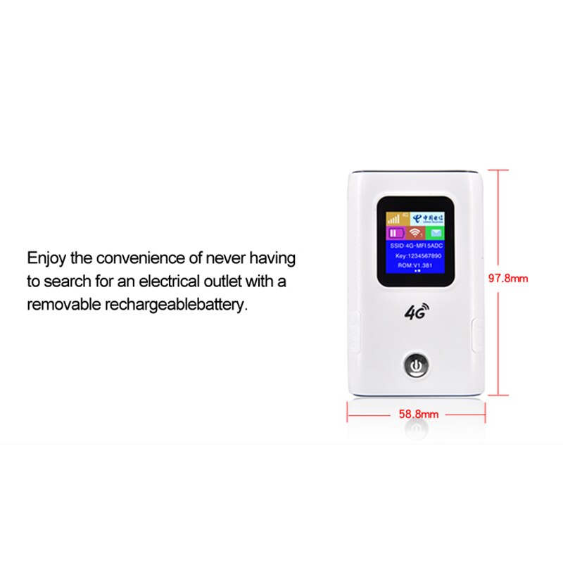 3G/4G Wifi Routeur Hotspot CAT4 LTE 150mbps 6000mah Batterie Externe Réseau Haut Débit Mobile De Voyage Wi-Fi Avec Emplacement Pour Carte Sim