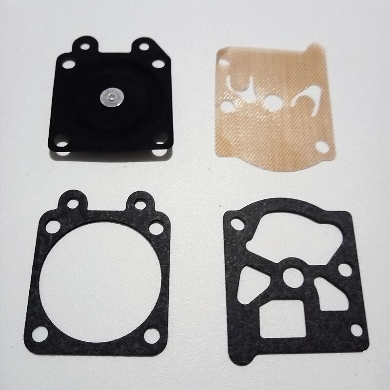 1 set packning &amp; membran för walbro wa, wt förgasare serie motorsåg 3800 5200 4500 5800 45cc 5200 58cc carb reparationssats