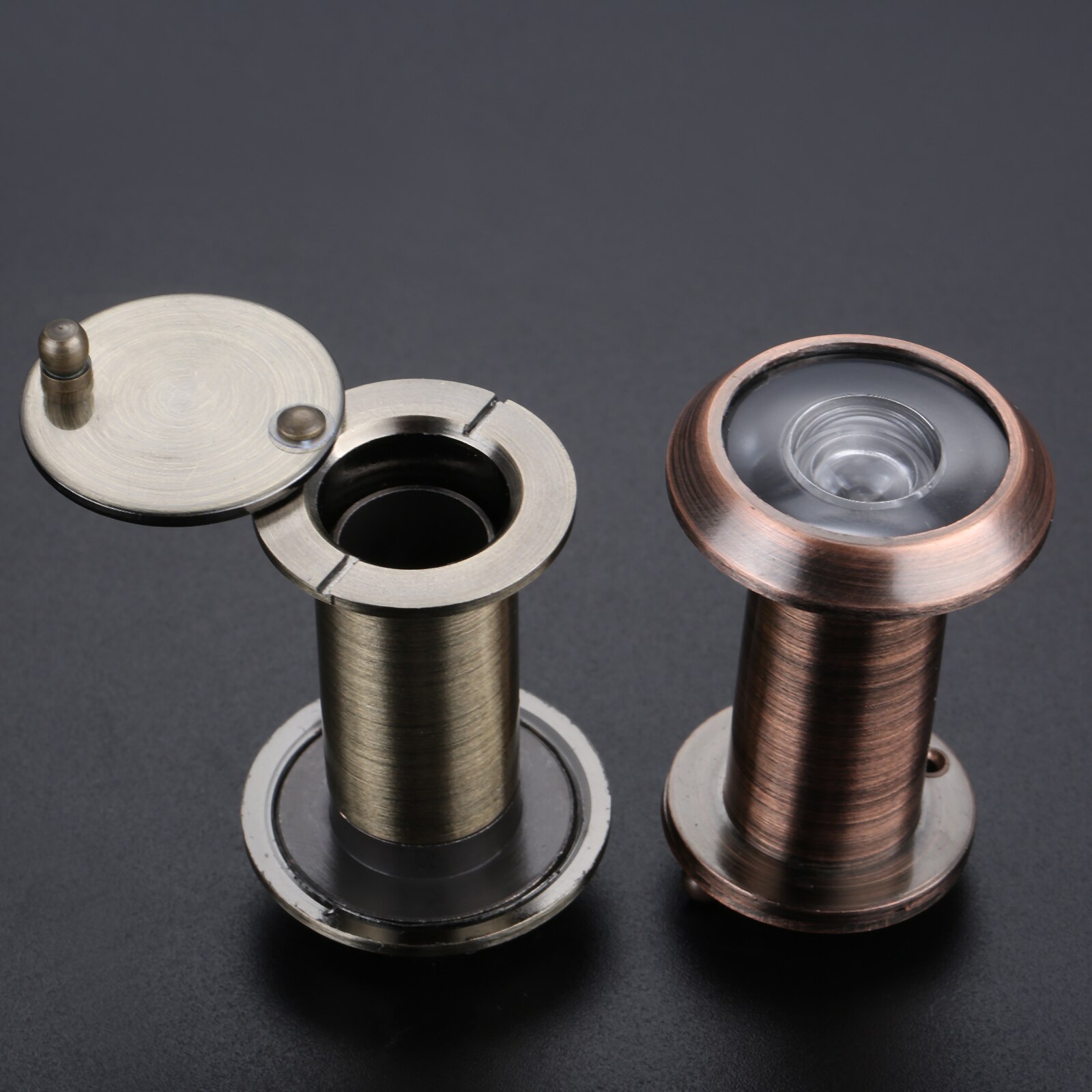 200 Degree Door Wide Viewer Angle Peephole Security Door Viewers Hole Hidden Peephole Adjustable Glass Lens Hardware Tools