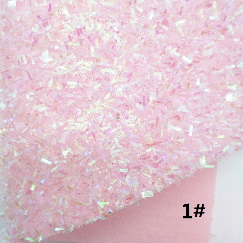 Pink klumpet glitter lærred ark , 8 " x11 " glitter ark, prikker kunstlæder ark til hår bue & øreringe stof  xm070