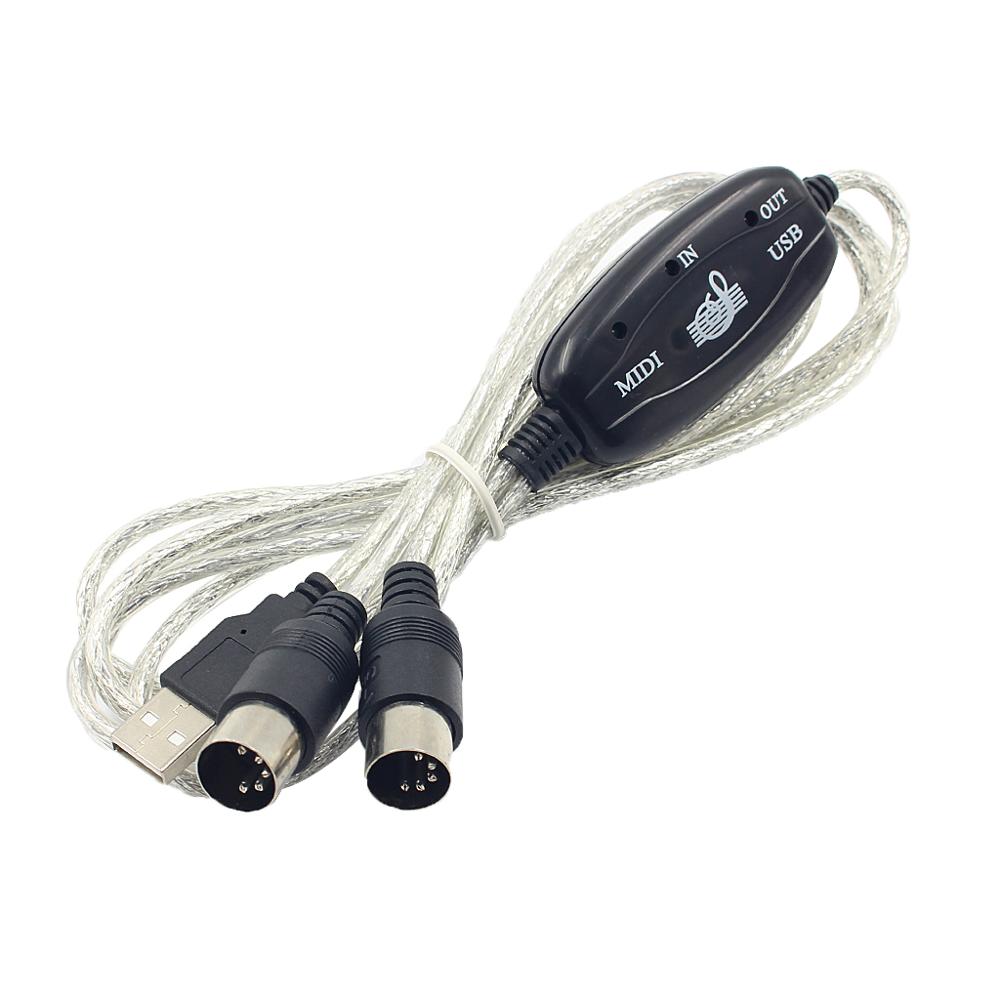 Câble convertisseur USB vers MIDI pour clavier de musique, adaptateur de Studio de musique, pour Windows et Mac: Default Title