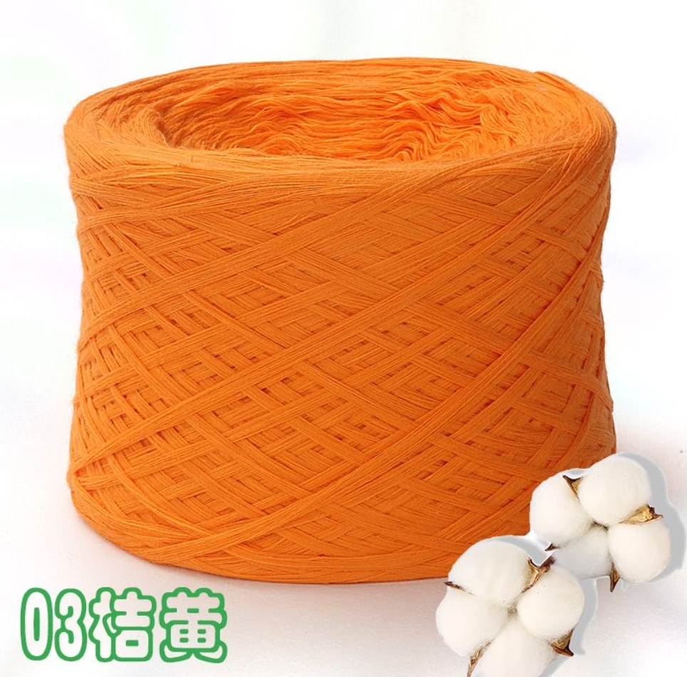 Knitting Cotton Yarn Thread Non Bleached Raw Coton Cords Baby ClothES Cochet DIY Scarf Sweater 500grams/Ball