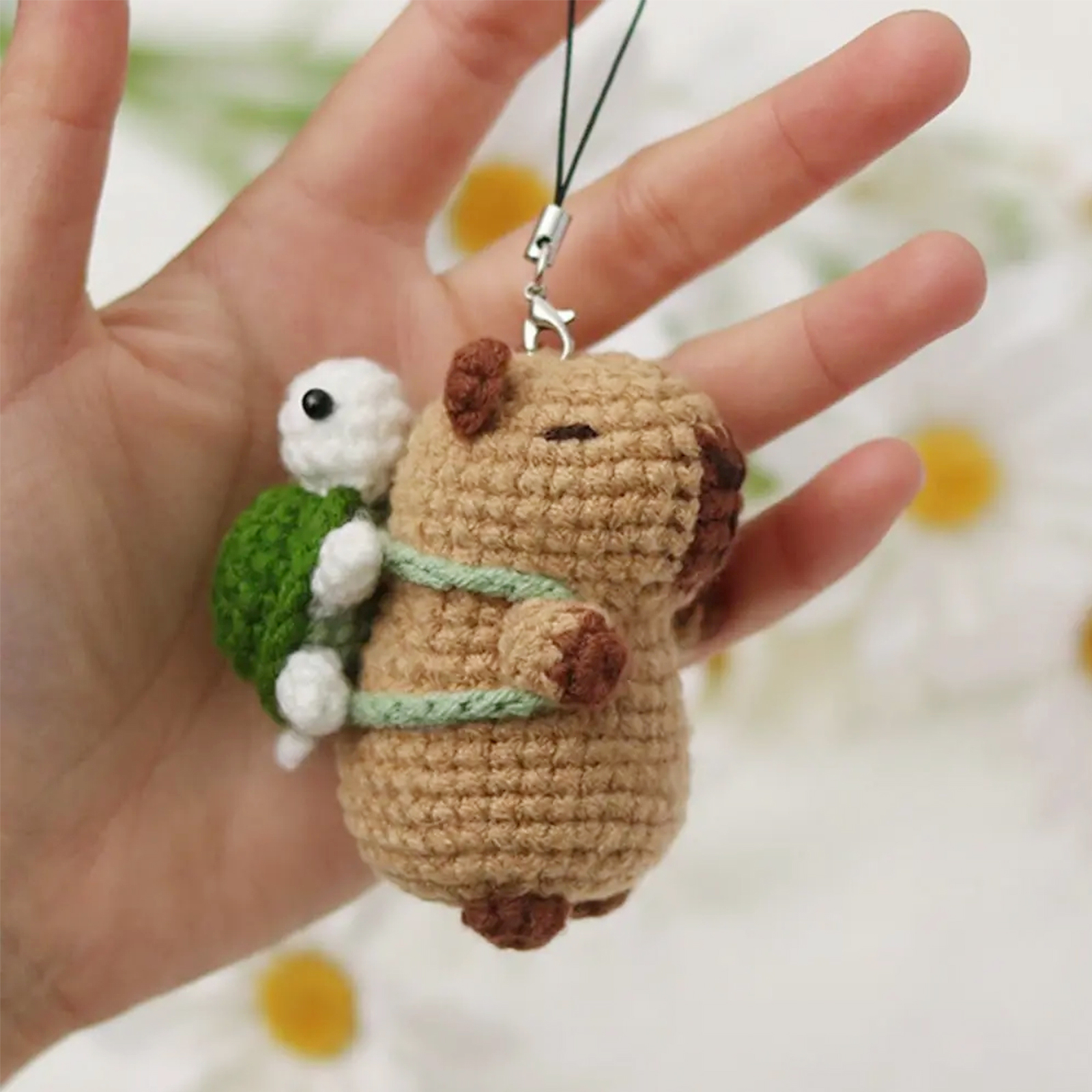 Kit de crochet capibara, lindo kit de ganchillo de animales, de Navidad, kit de ganchillo para principiantes, kit de ganchillo para amantes del manualidades,