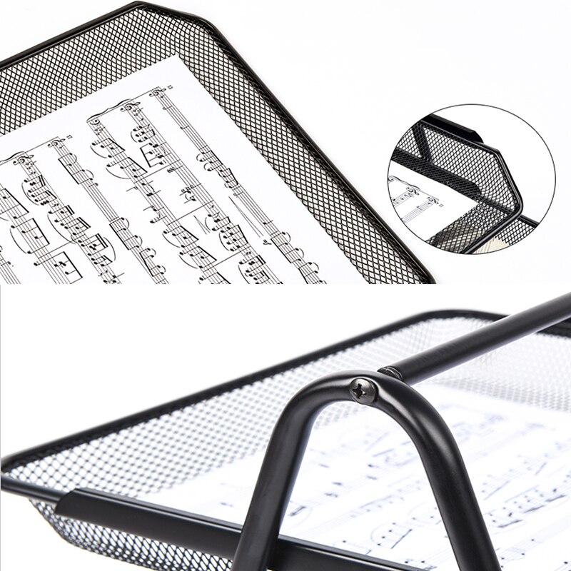 Meatal 4 Layers Magazine Holder File Paper Tray Anti-rust A4 Document Frame Shelf Portable Desk Organizer Rack Office Supplies