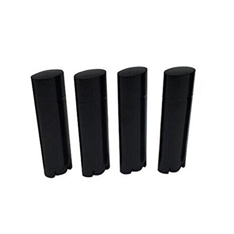 Tubos de bálsamo labial vacíos, 100 unidades, 4,5g/0,15 oz, tubos planos ovalados, envases de lápiz labial, tubo cosmético DIY, botella multicolor