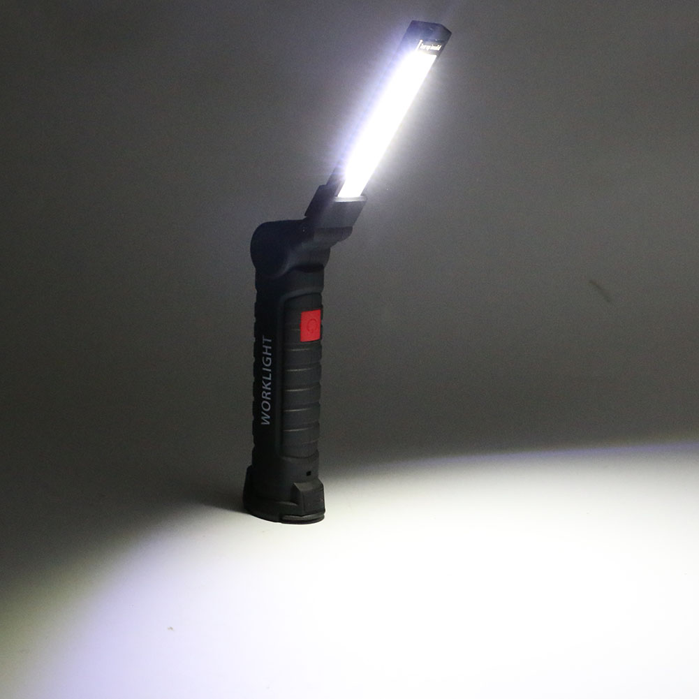 COB LED Multifunctionele Werken Inspectie Licht Draagbare Onderhoud Zaklamp Hand Fakkel Lamp Met Magneet Haak Ingebouwde Batterij