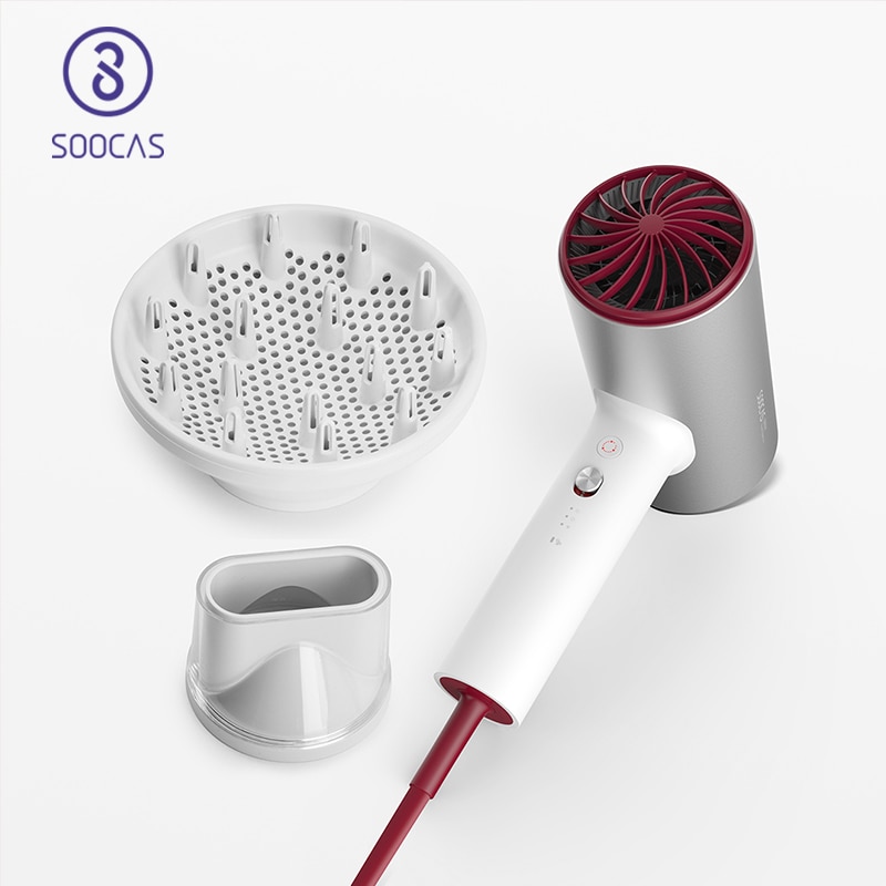 SOOCAS H5 upgraded Anion Hair Dryer For Xiaomi Blow Dryer Quickly Dry High Power Thermostatic Electric Hair Dryer