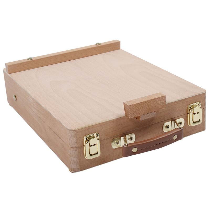 FFYY-Easel Artist Craft with Integrated Wooden Box Art Drawing Painting Table Box