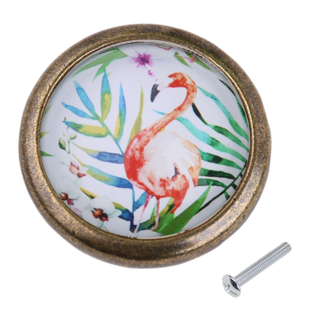 Baoblaze, novedad, muebles de flamenco, Pomo de puerta, vestidor, cajón, armario, tirador de manija, manija, decoración de armario de dormitorio y hogar