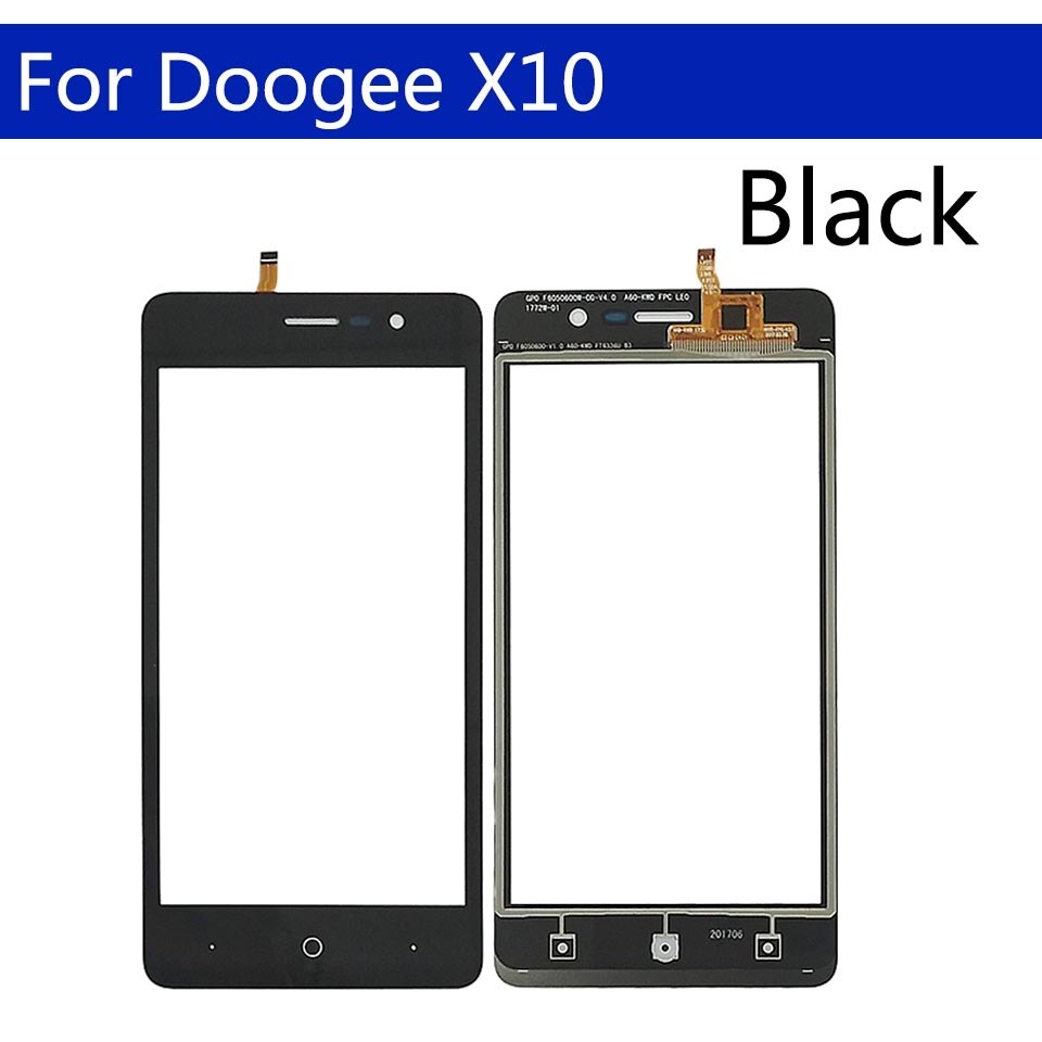 Touchscreen Für Doogee X10 berühren Bildschirm Tafel Digitizer Sensor Ersatz berühren Glas Objektiv Keine Lcd 5,0 zoll