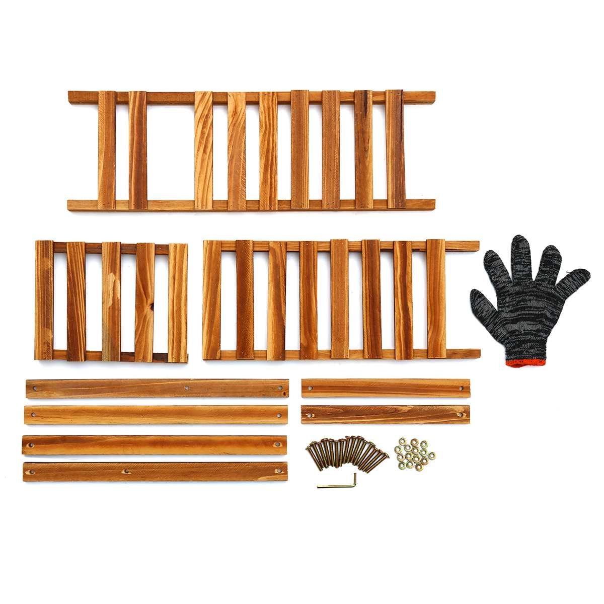 Multi Tier Flower Plant Holder Stand Rack Wood Shelves balcony flower rack Plant stand Garden Bonsai Display Shelf