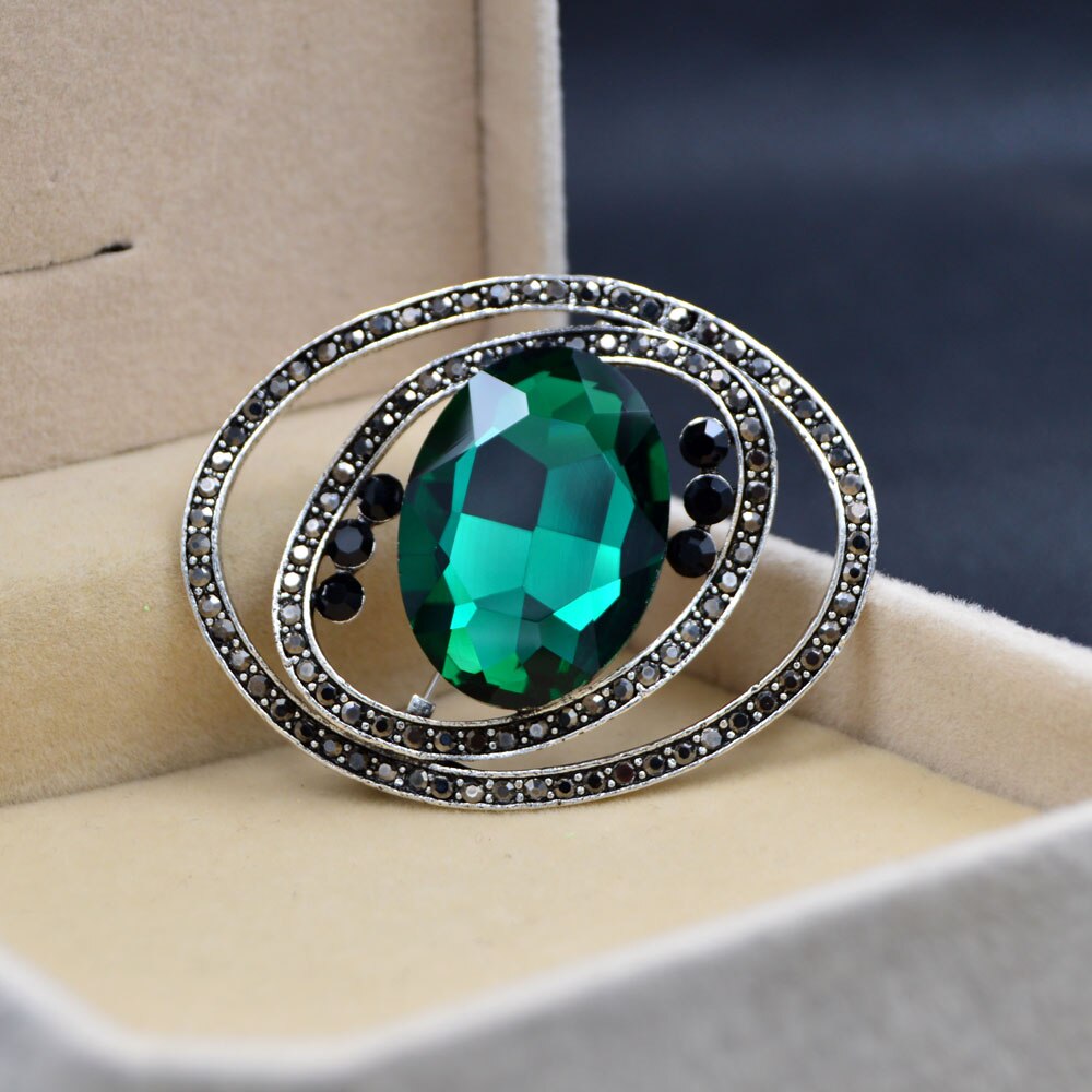 Cindy xiang vintage ovil broches para as mulheres de cristal bonito brilhante casaco pino moda jóias novo design alta qualidade