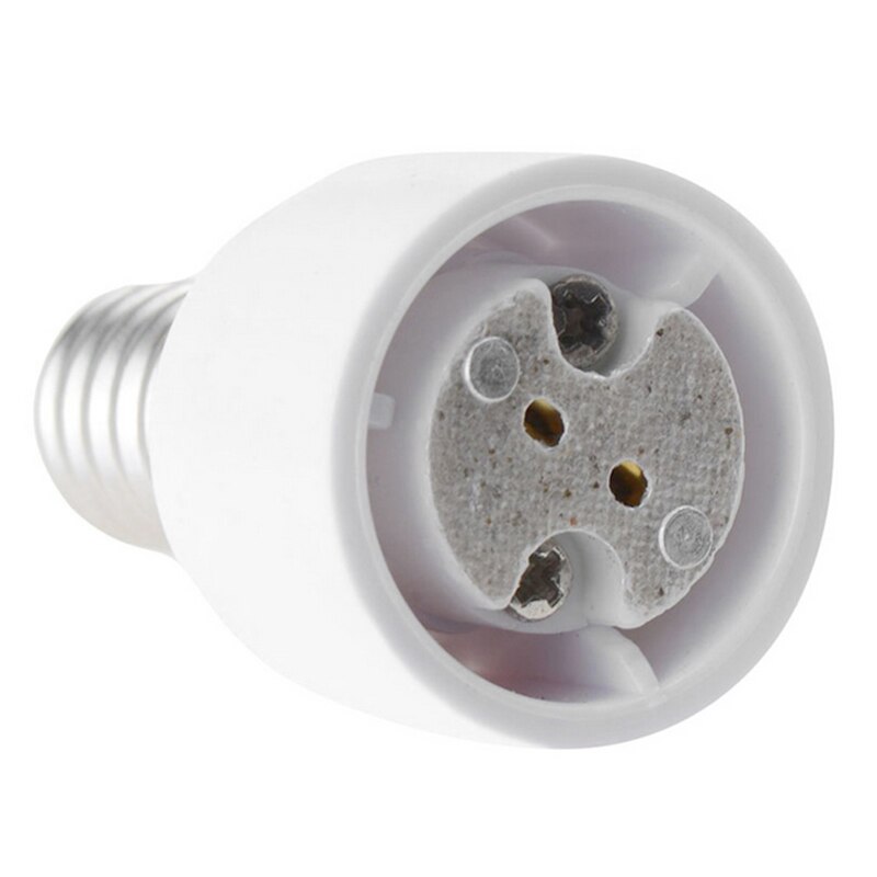 1PC E14 om MR16 base Socket Adapter Converter Voor LED Light Bulb Lamp ABS Materiaal Brandwerende E14 Male naar MR16 Lampen Adapter