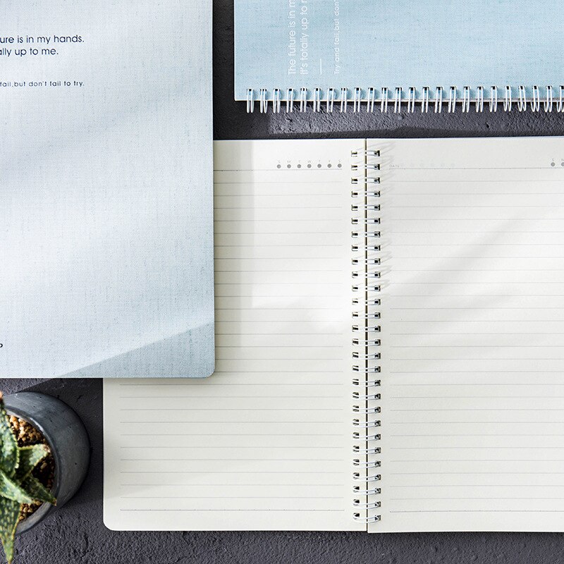 A5 Creativity Simple Coil Notebooks Office Business Diary Book School Supplies Stationery Notepad Daily Work Journal