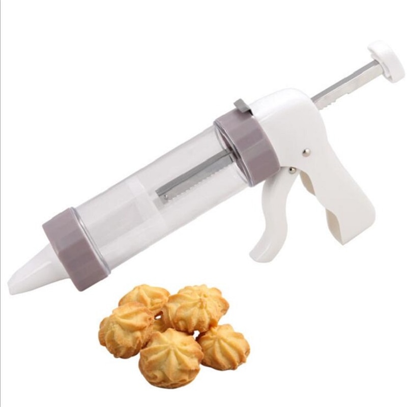 Cookie Press Kit Gun Machine Cookie Maken Cake Decoratie Druk Mallen & Pastry Piping Nozzles Cookie Tool Biscuit Maker