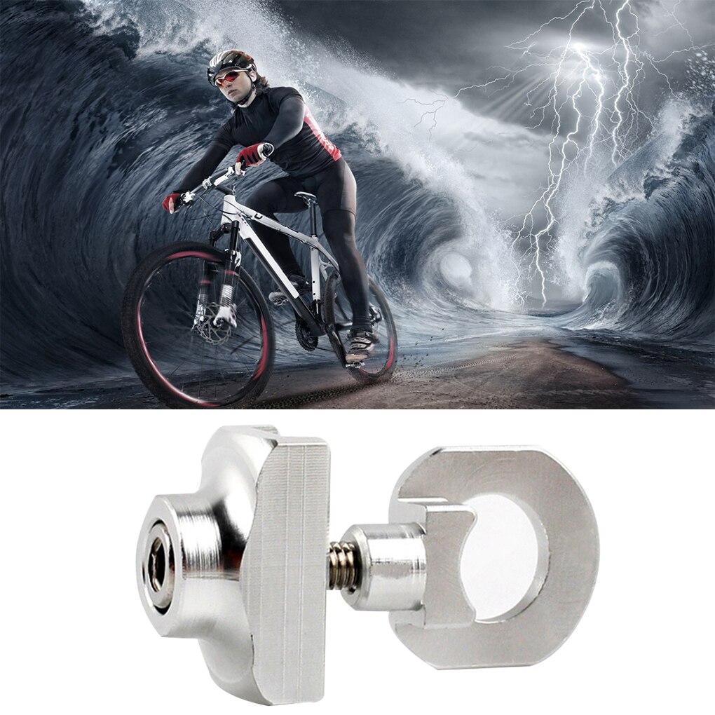 Cierre de Ajustador de cadena de bicicleta plegable aleación de aluminio bicicletas tensor de cadena accesorios de ciclismo
