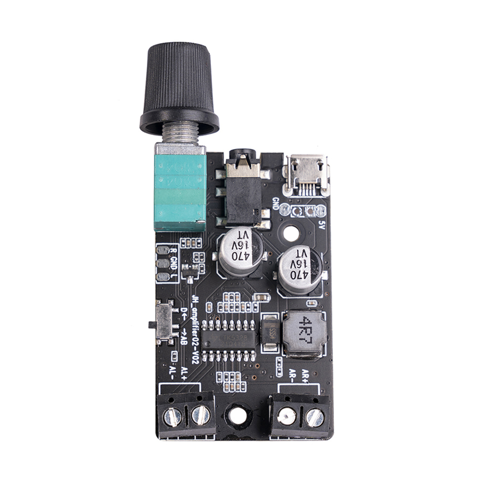 Płytka wzmacniacza cyfrowego 5W + 5W Dwukanałowy stereofoniczny wzmacniacz mocy klasy D z regulacją głośności System dźwięku do głośnika DIY: Inne