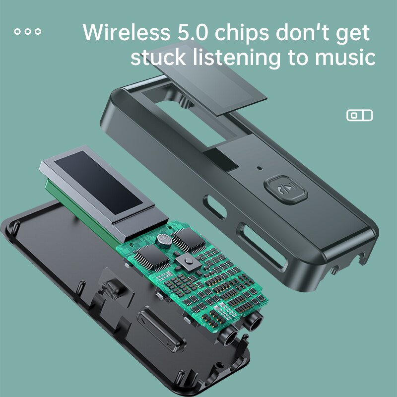 Tebe Bluetooth 5.0 Audio-ontvanger Zender 2 In 1 Met Lcd-scherm USB3.5MM Aux Stereo Draadloze Adapter Voor Tv Pc auto Speaker