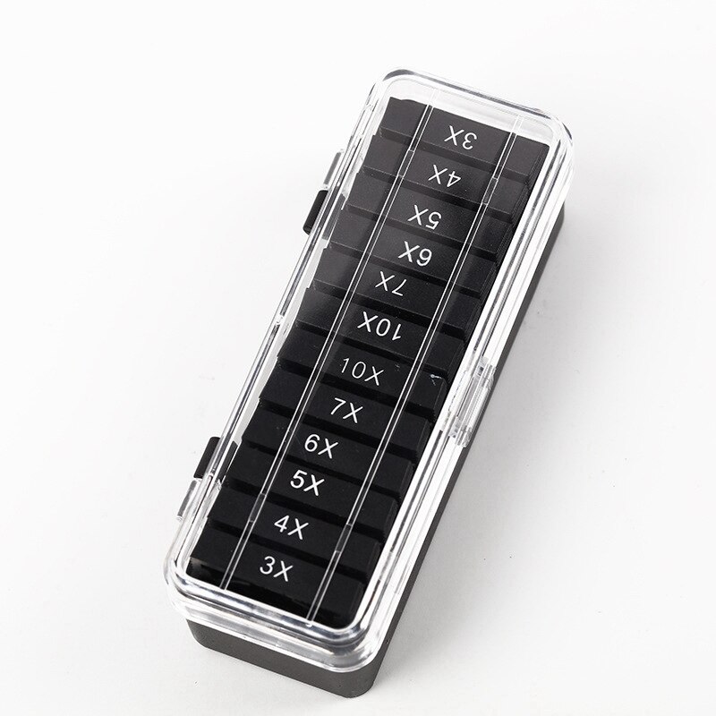 32225-21SX Bril Vergrootglas Head-Mounted Vergrootglas Met Led Licht Elektronische Onderhoud Vergrootglas Met 7 Paar Lenzen