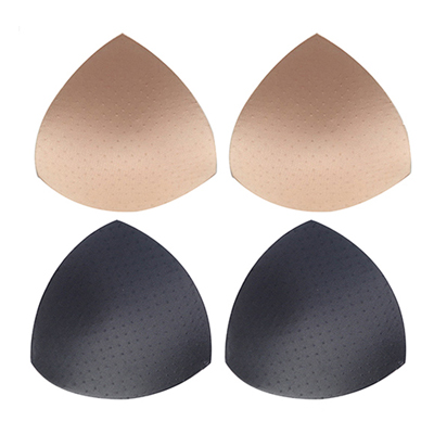 2/3/4Pair Sponge Bra Pads Push Up Breast Enhancer Removeable Bra Padding Inserts Cups for Swimsuit Bikini Padding Breathable: S / Beige